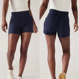 NWT Athleta Brooklyn shorts, Navy blue, size 6